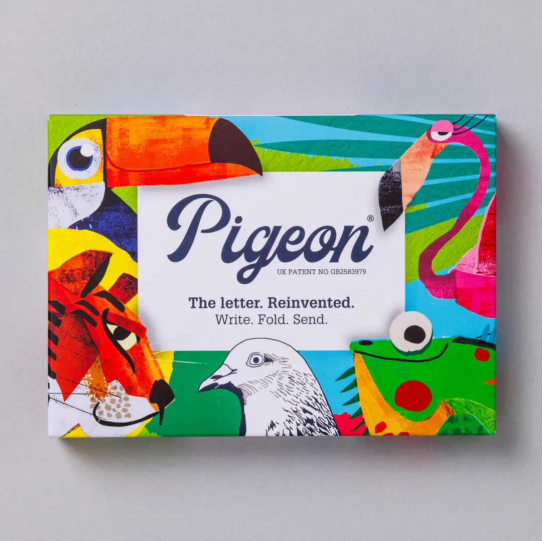 Wild Lives Pigeon, Kid's Folding Letter Set – Pack of 6