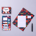 Bright and Beautiful, Folding Stationery Letter Pack, Pack of 6