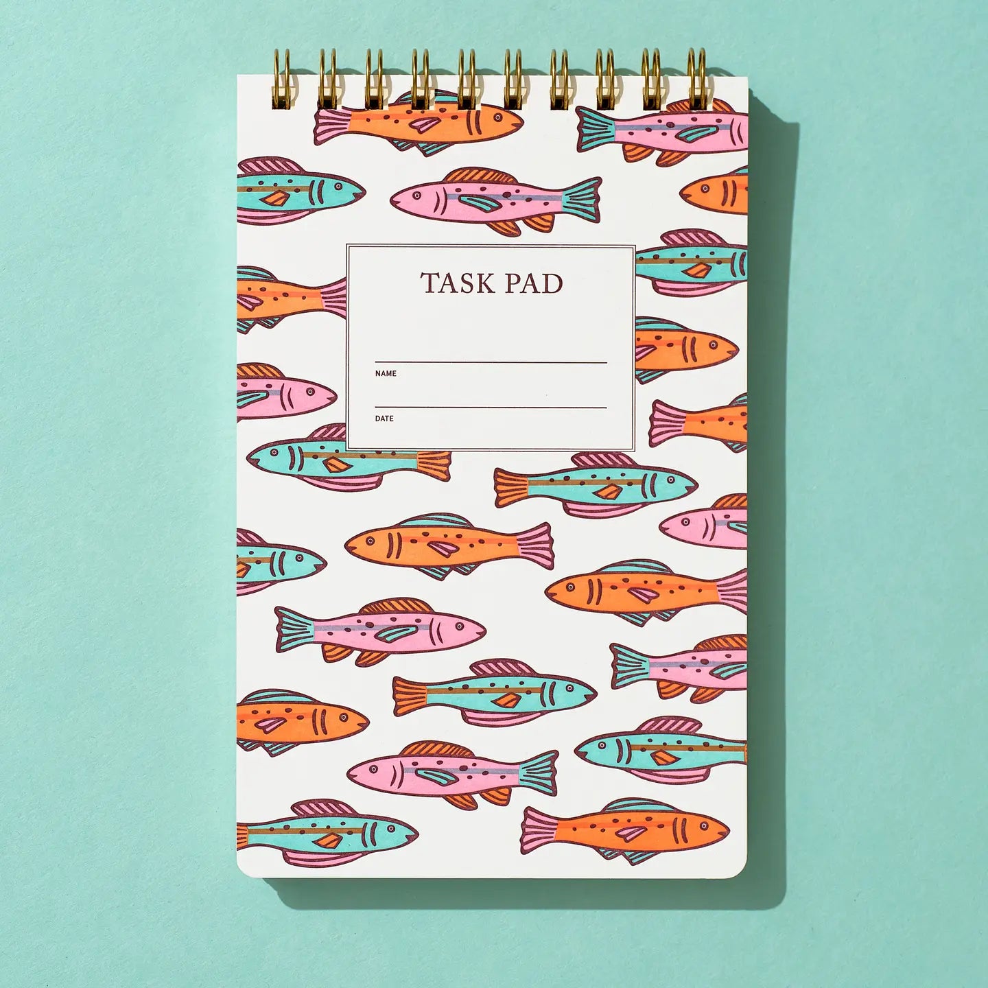 Task Pad Notebook - Colorful Fish