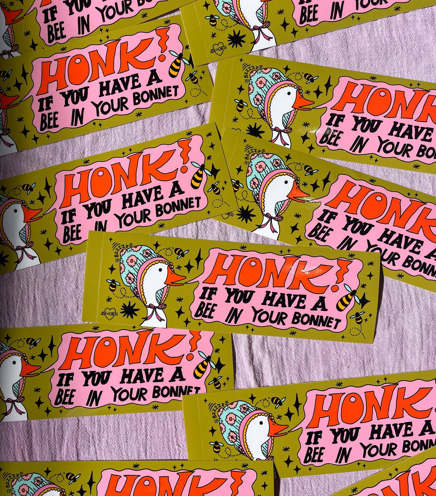 Bumper Sticker - Bee In Your Bonnet