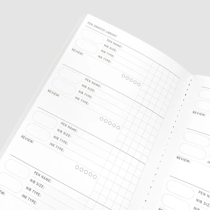 Pen Swatch |  A5 Slim Travel Insert