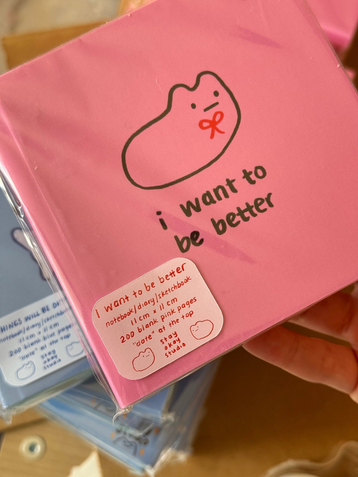 I Want 2 Be Better Notebook
