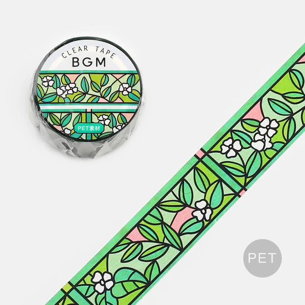 Floral Garden Stained Glass Tape - 20mm- BGM