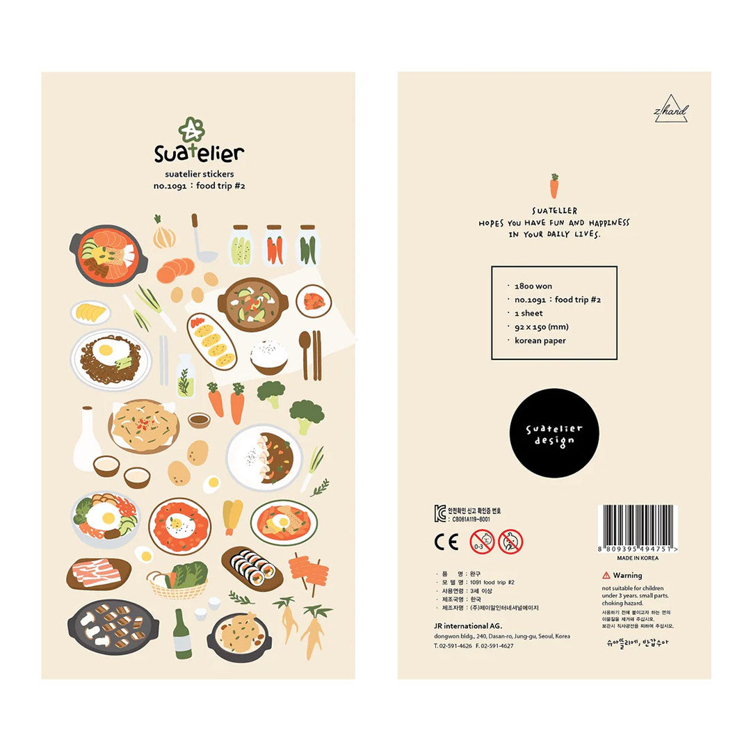 Food Trip Sticker Sheet