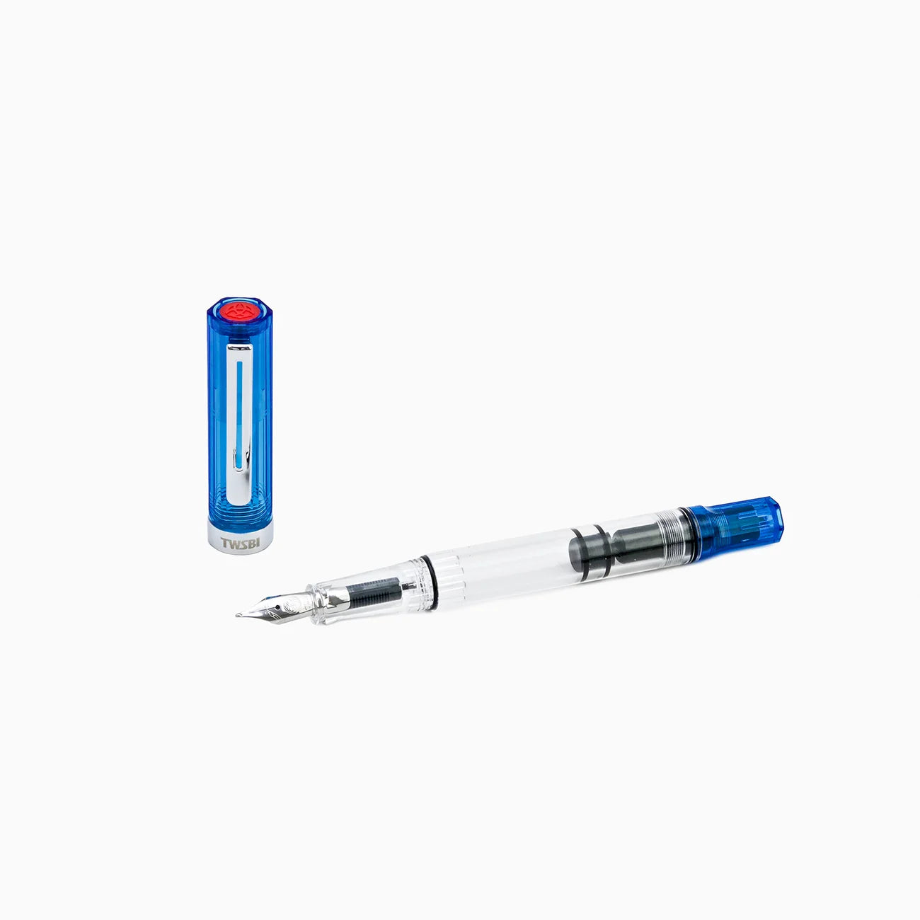 TWSBI Eco Transparent Blue - Medium Nib