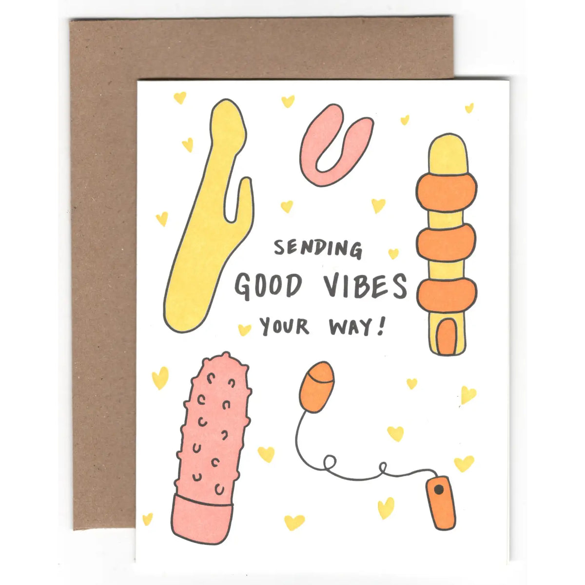Sending Good Vibes - Greeting Card - Power and Light Press