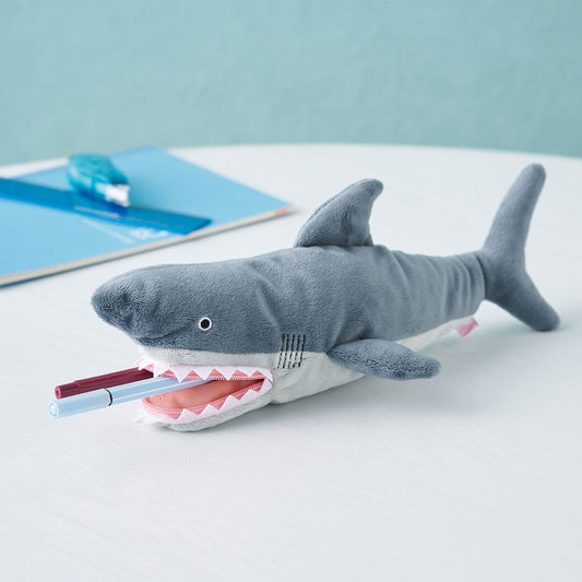 Great White Shark Plushie Pencil Pouch