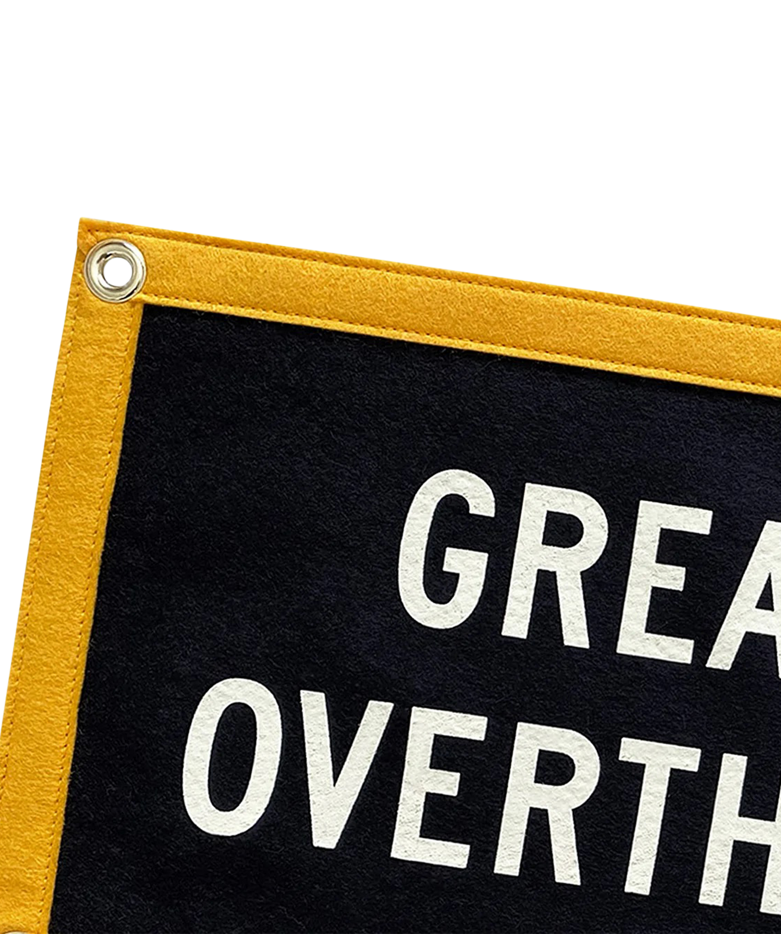 Great Minds Overthink Alike - Felt Flag - Holy Smokes x Oxford Pennant