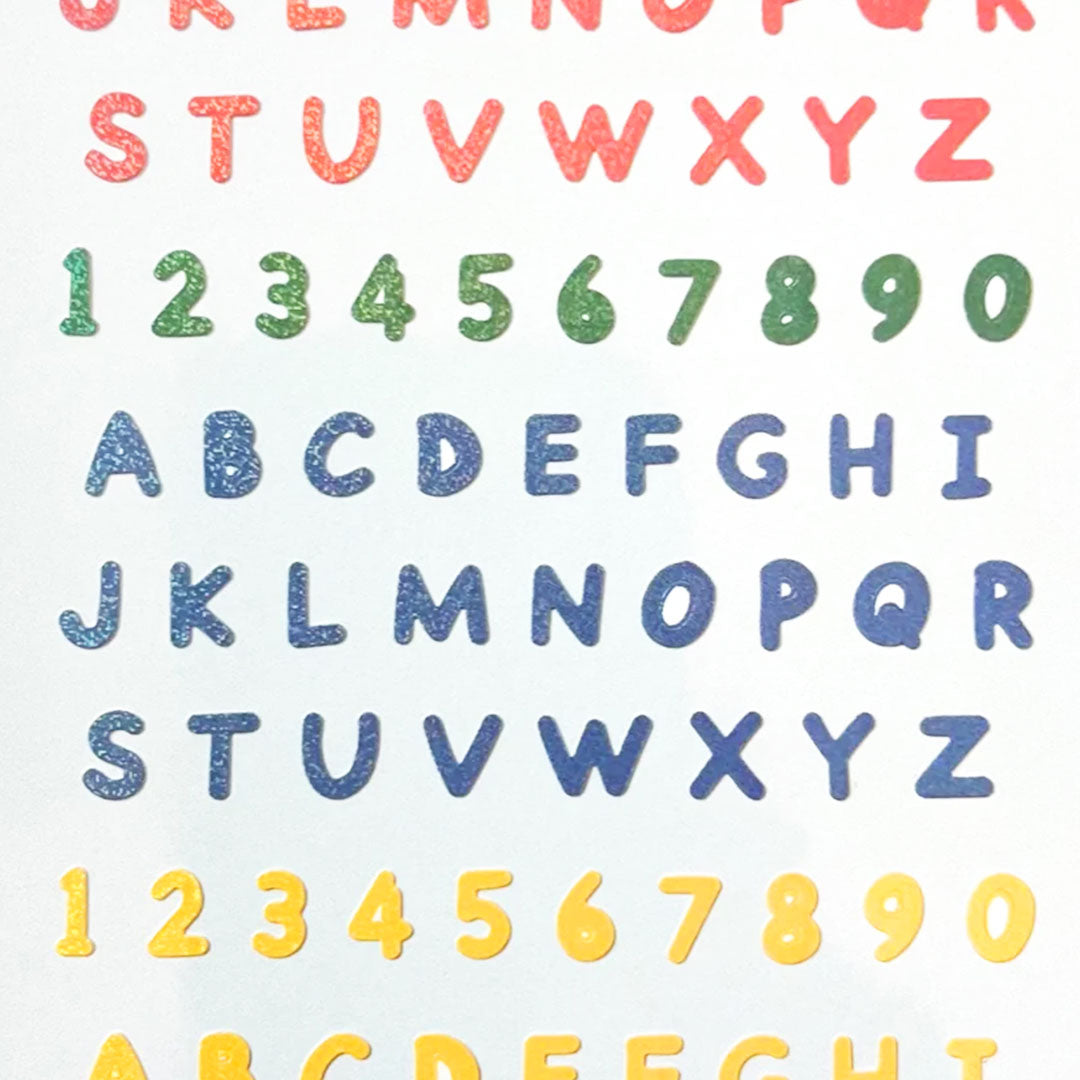 Alphabet Stickers- Color