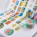 Happy Camper Postage Stamp Washi Tape