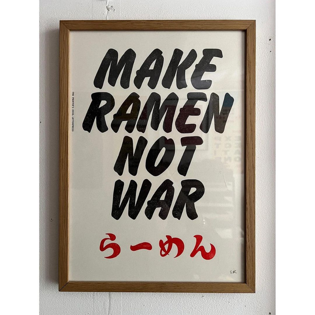 Make Ramen Not War - Poster