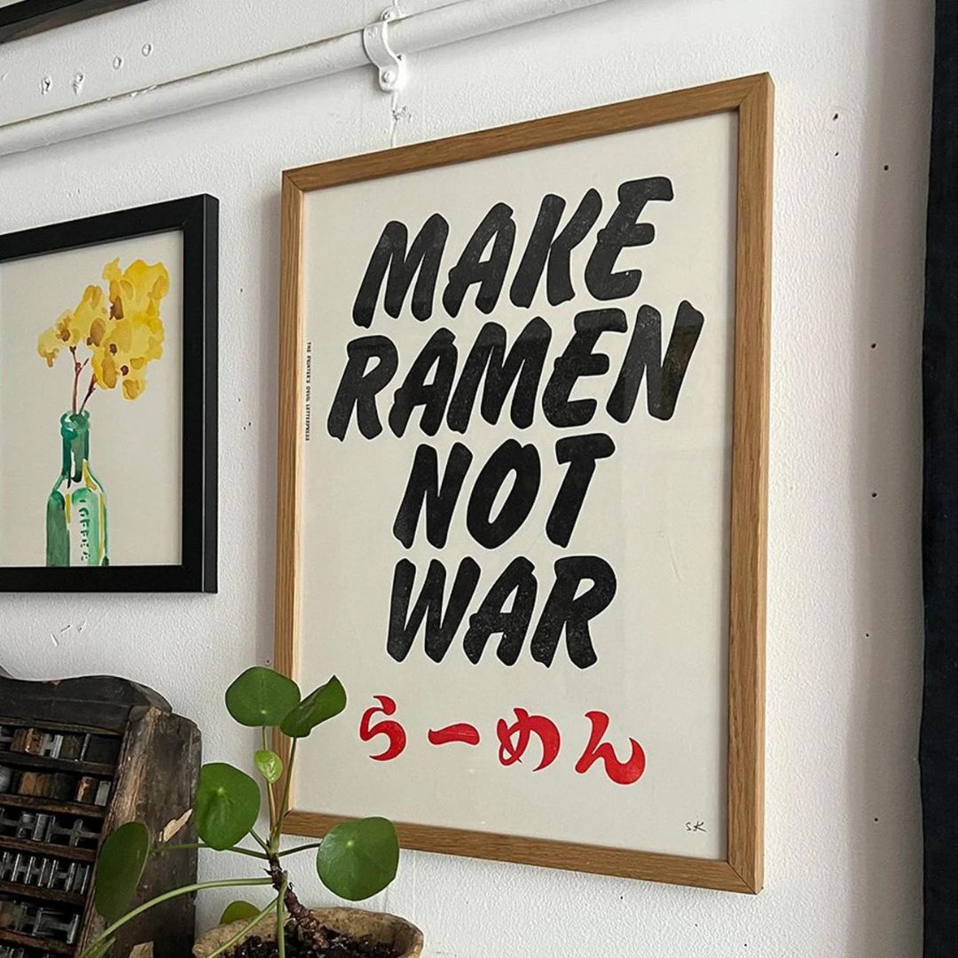 Make Ramen Not War - Poster