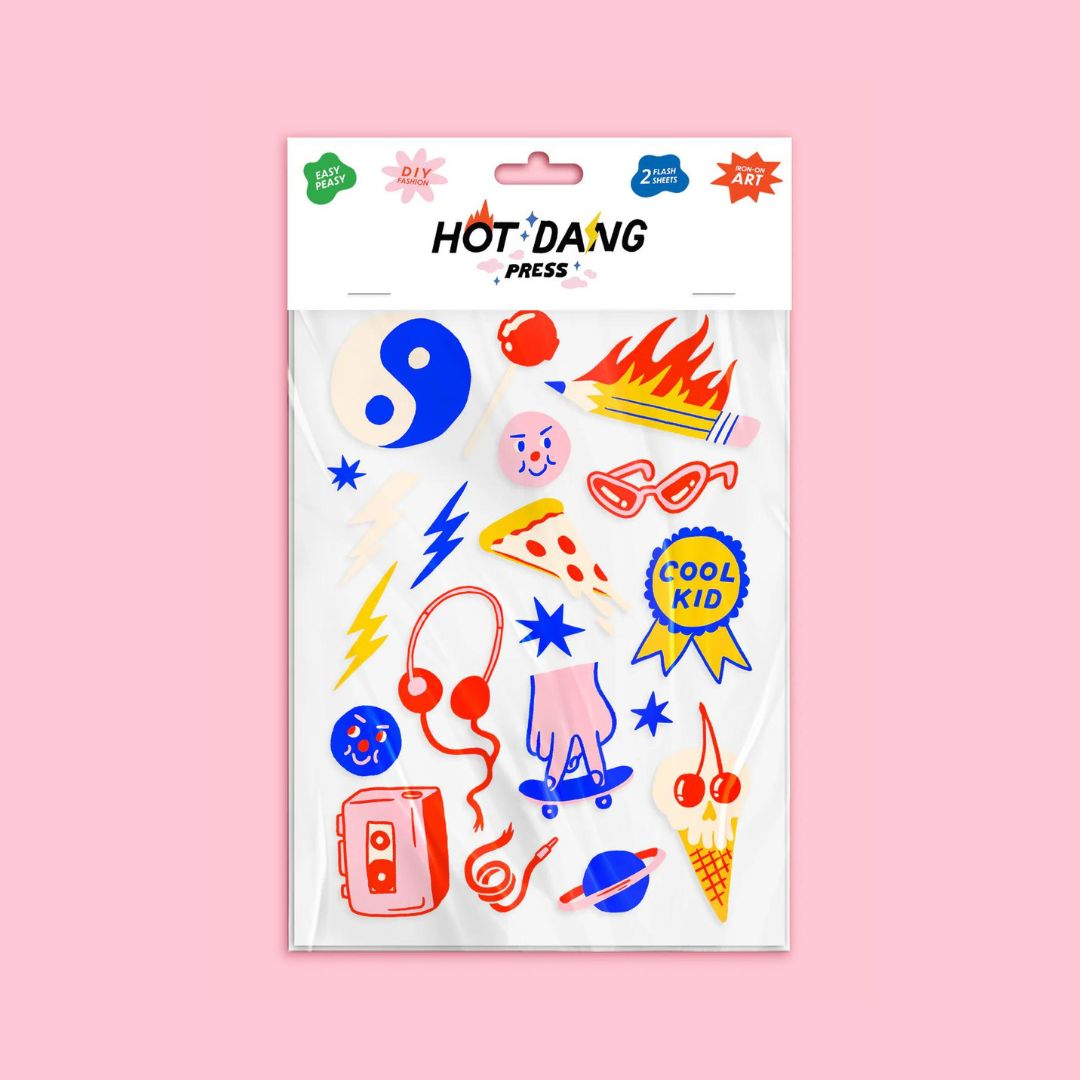 Cool Kid Iron-On Art - Hot Dang Press