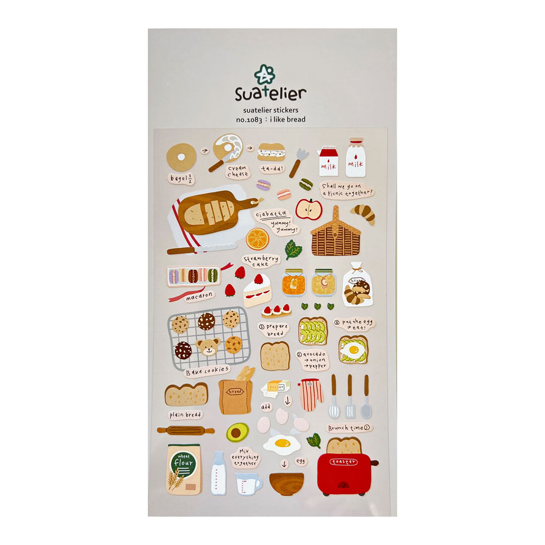 I Like Bread Sticker Sheet