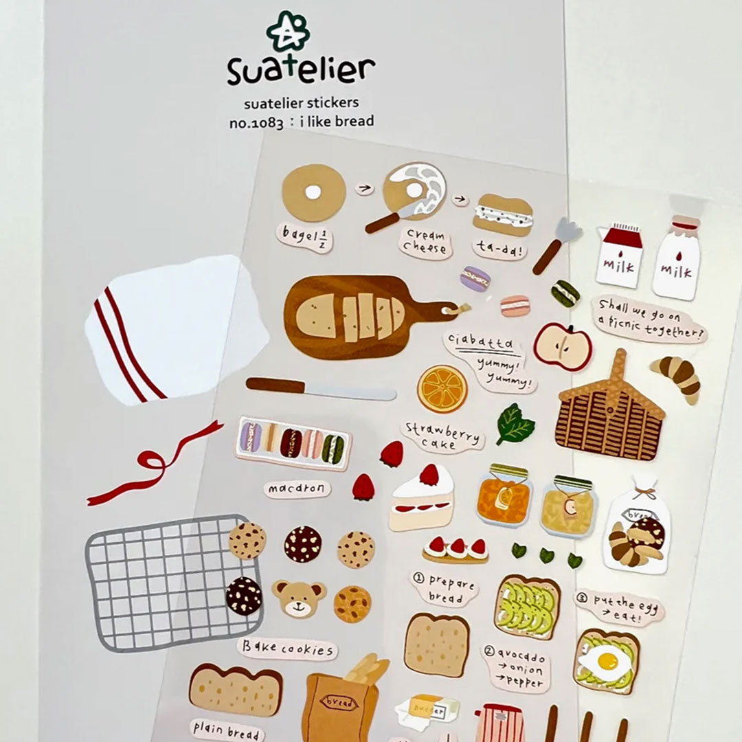 I Like Bread Sticker Sheet