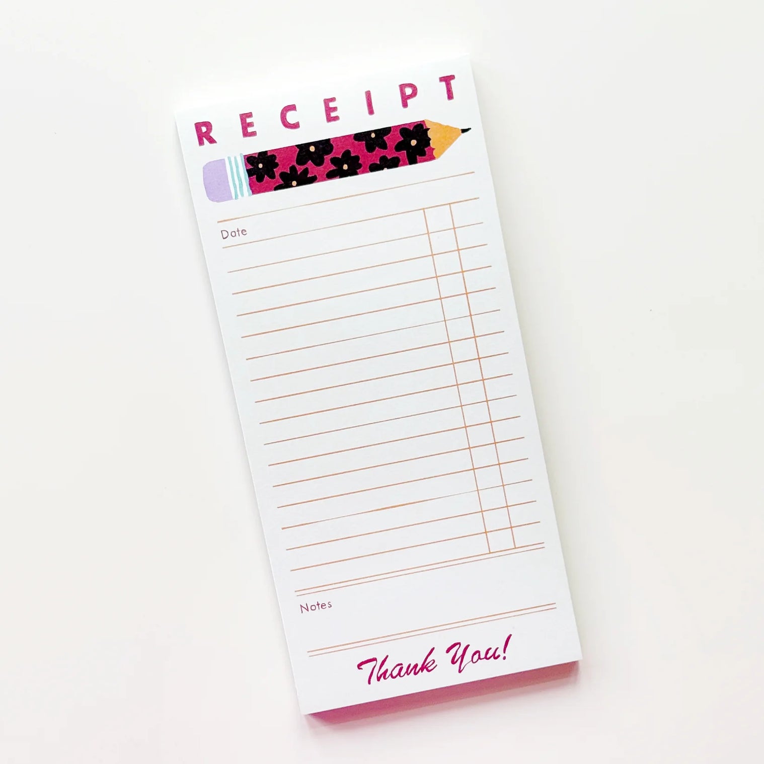 Receipt Notepad