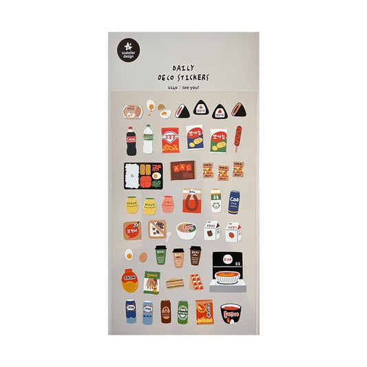 Japanese Foods Sticker Sheet