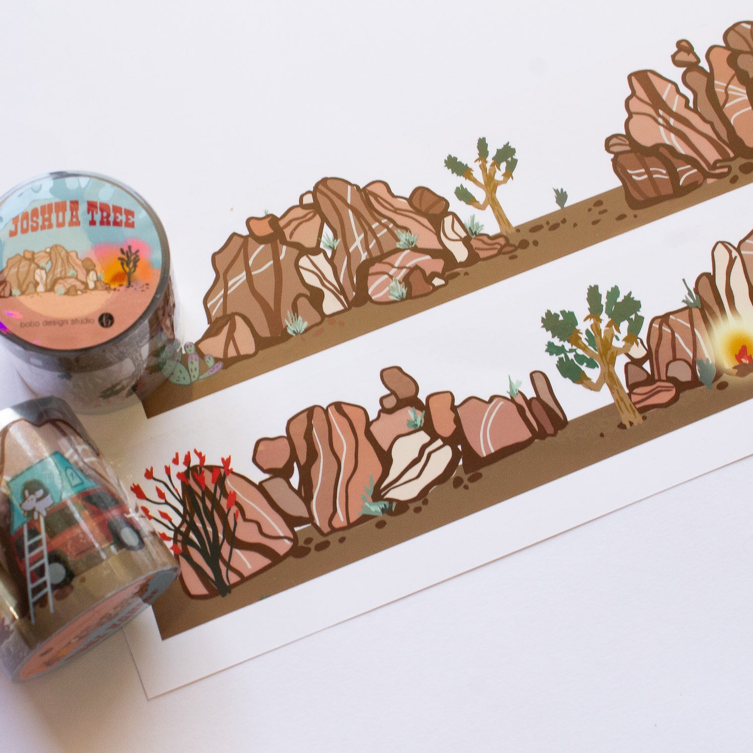 Joshua Tree- Continuous Landscape PET Tape - 50mm