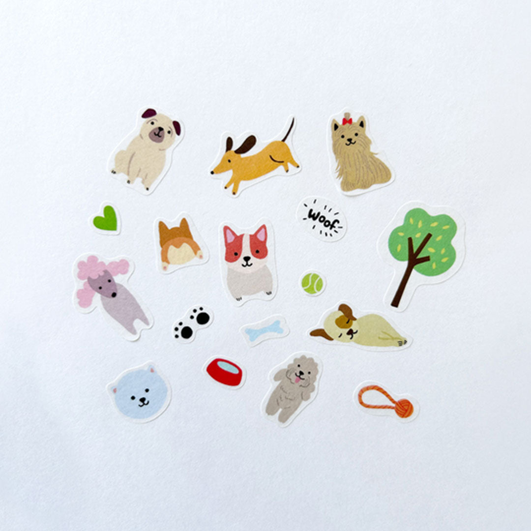 Dogs Washi Sticker Jumble - Girl of All Work