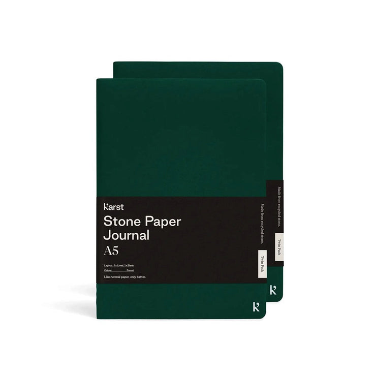 A5 Softcover Stone Paper Daily Journal Twin Pack