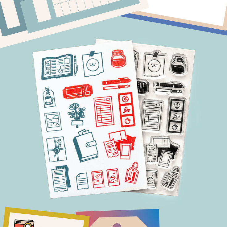 Keepsakes Clear Rubber Stamp Set - 4x6