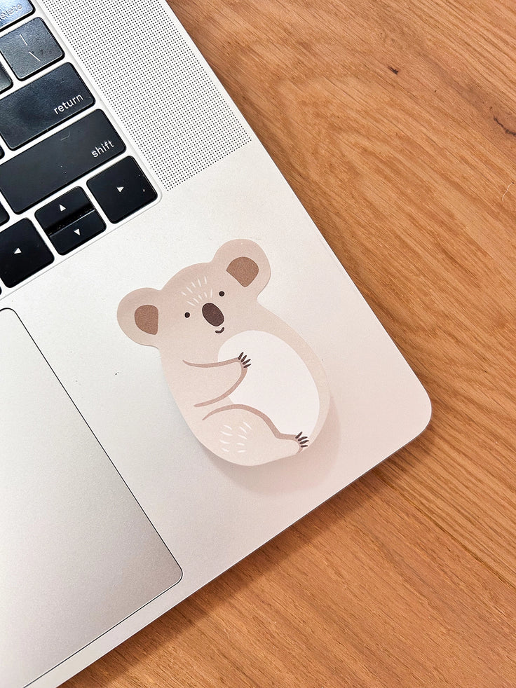Koala Die Cut Single Sticky Notes- Girl of All Work