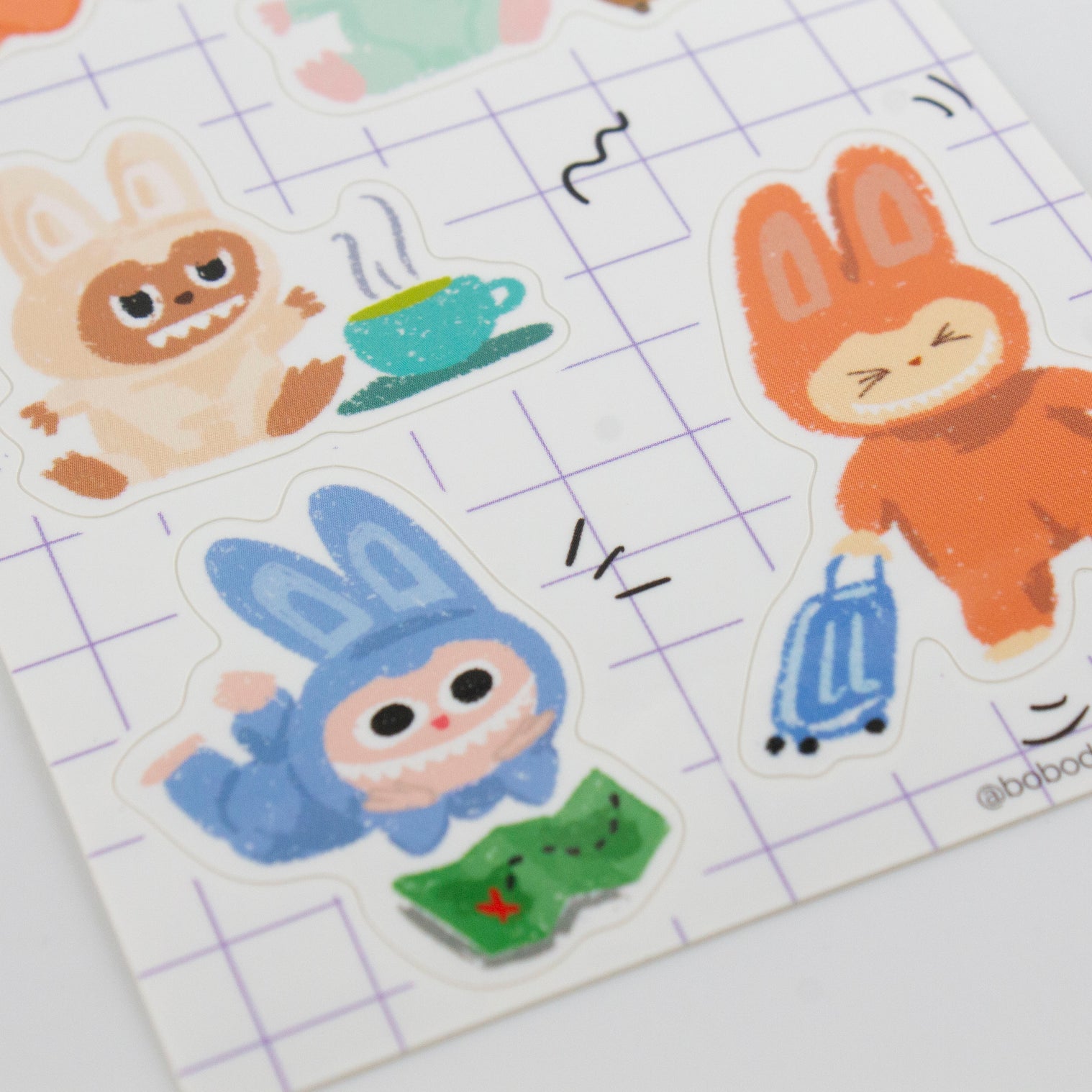 Lil Bubu Monster Sticker Sheet