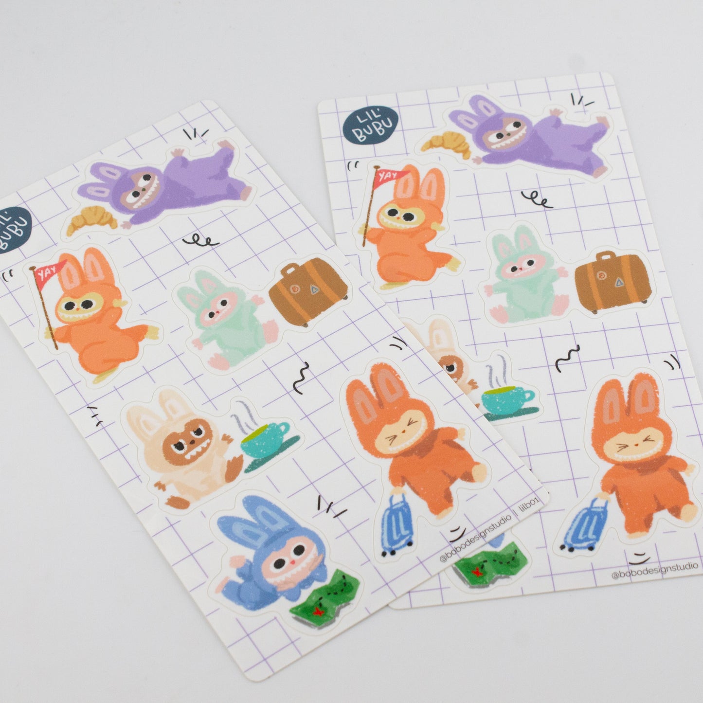Lil Bubu Monster Sticker Sheet
