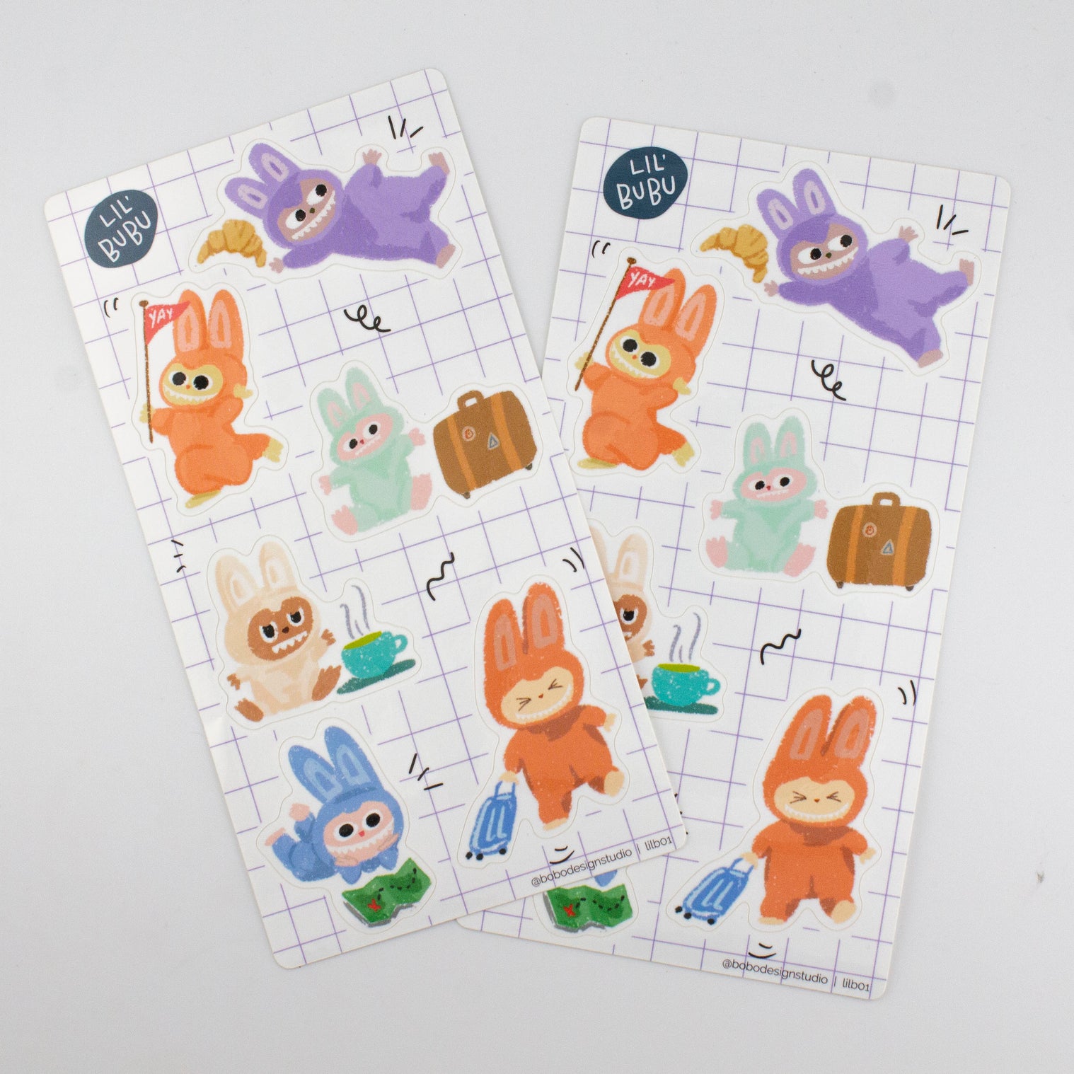 Lil Bubu Monster Sticker Sheet