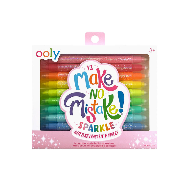Make No Mistake Glittery Erasable Markers - OOLY
