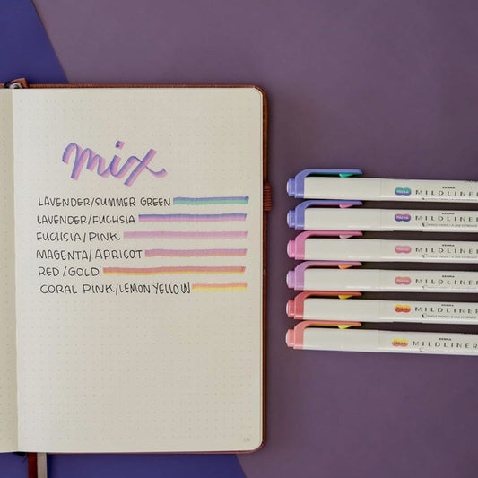 Zebra Mildliner Mix