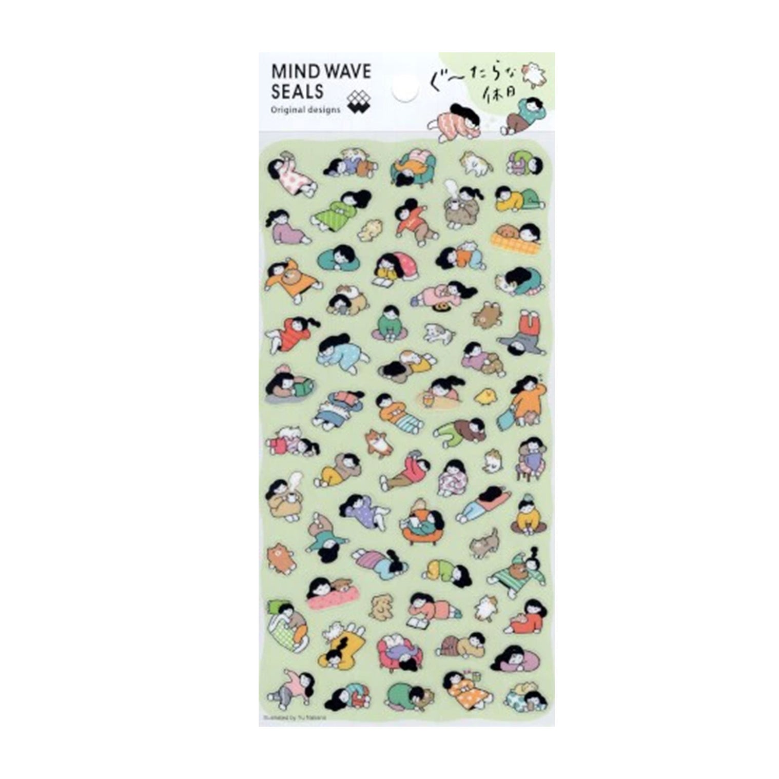 Lazy Holiday Sticker Sheet - Mind Wave