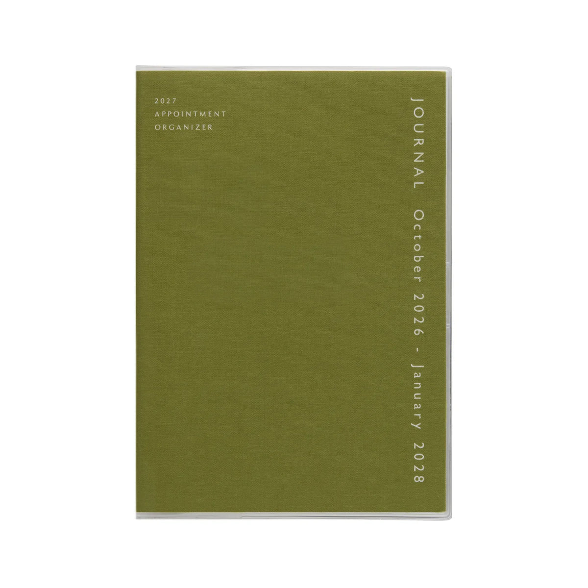 2027 Monthly Planner Coton A5 - Green