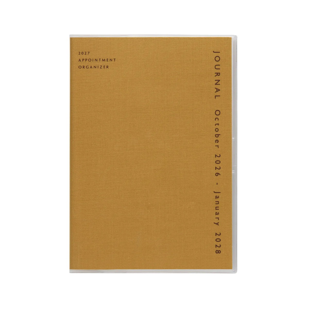 2027 Monthly Planner Coton A5 - Yellow