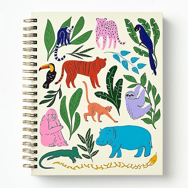 Jungle Animal - Giant Notebook - 9x11 Lined