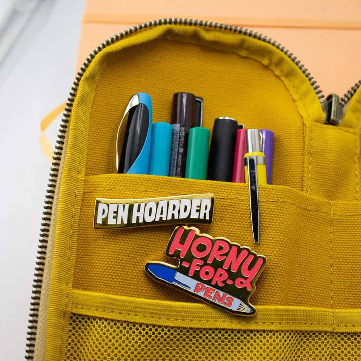 Pen Hoarder Enamel Pin
