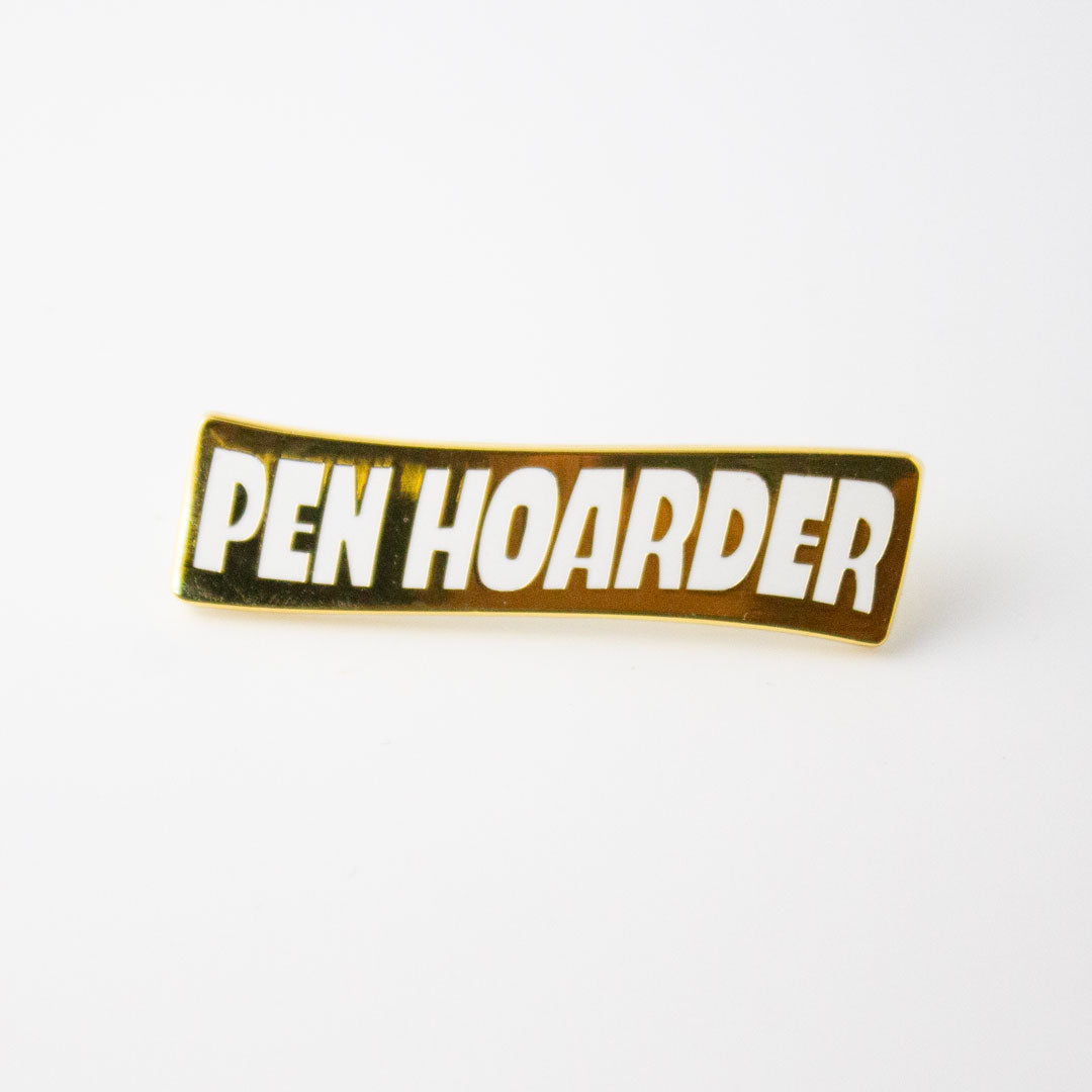 Pen Hoarder Enamel Pin