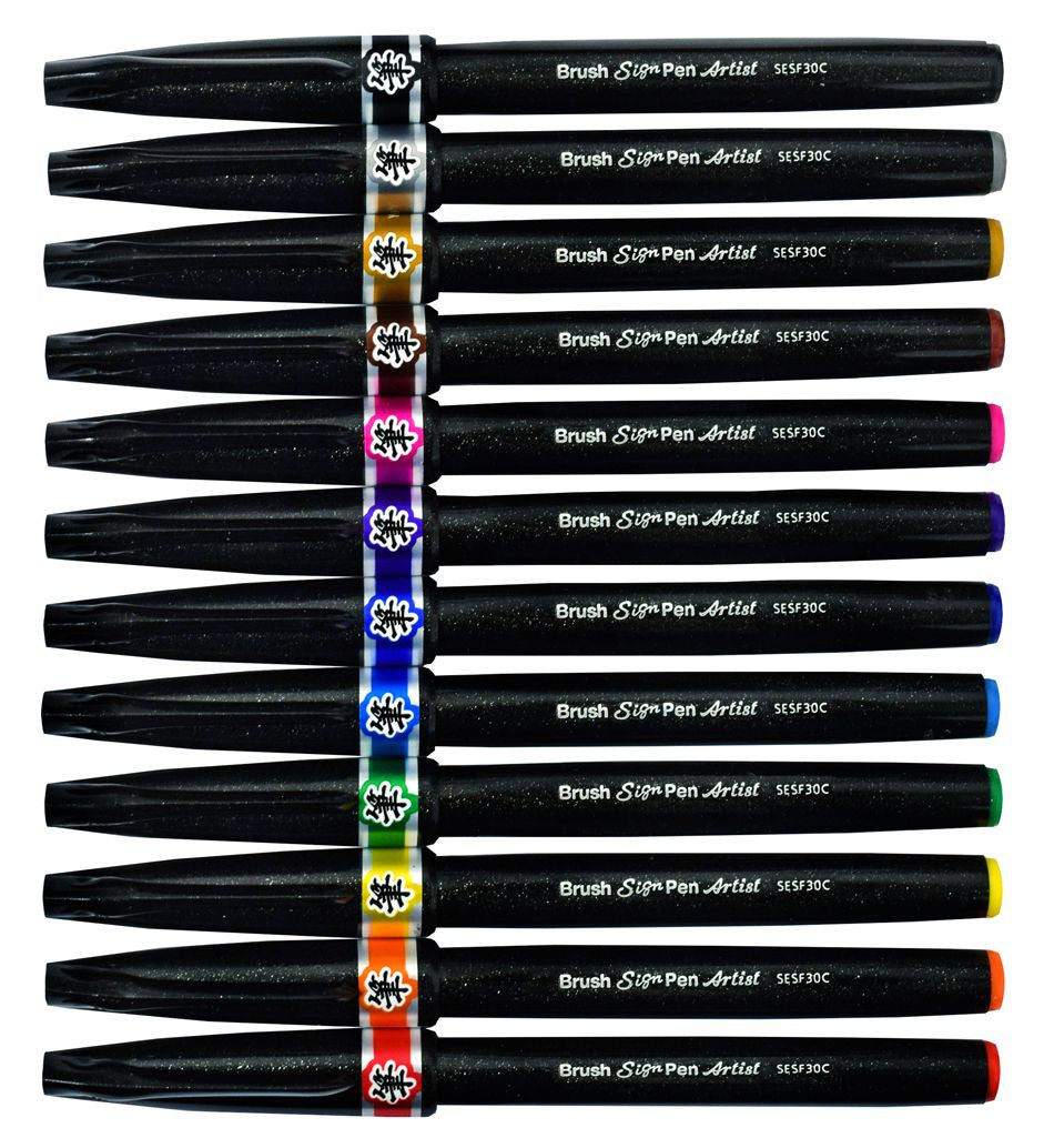 Pentel Artist Sign Pen Micro Brush