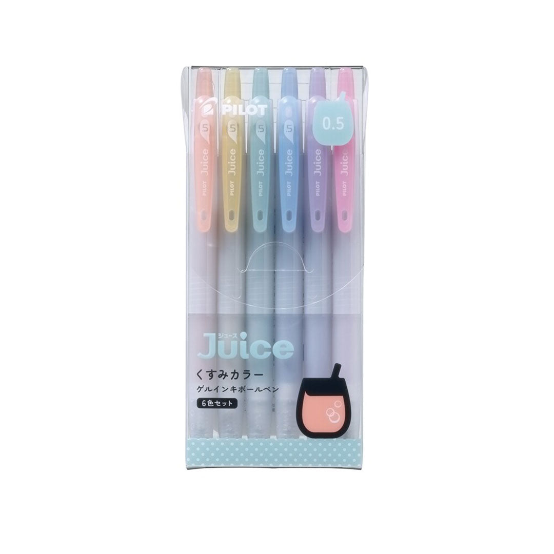 PILOT Juice 0.5mm Matte Muted Colors (6-Color Set)