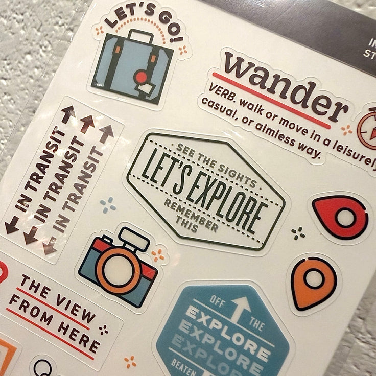 Let's Go - Clear Sticker Sheet