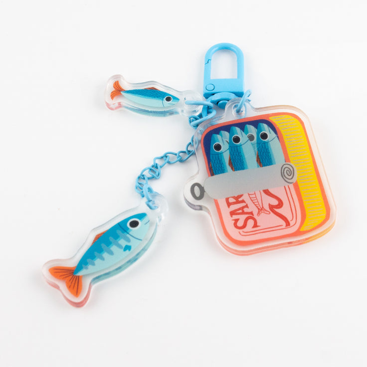 Sardines- Trinket Charm Keychain