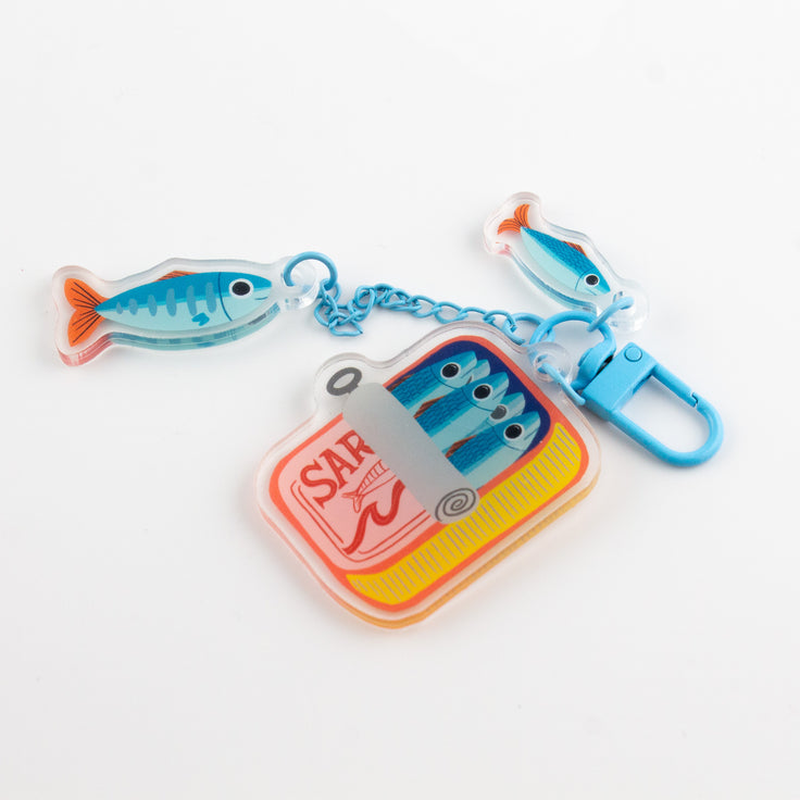 Sardines- Trinket Charm Keychain