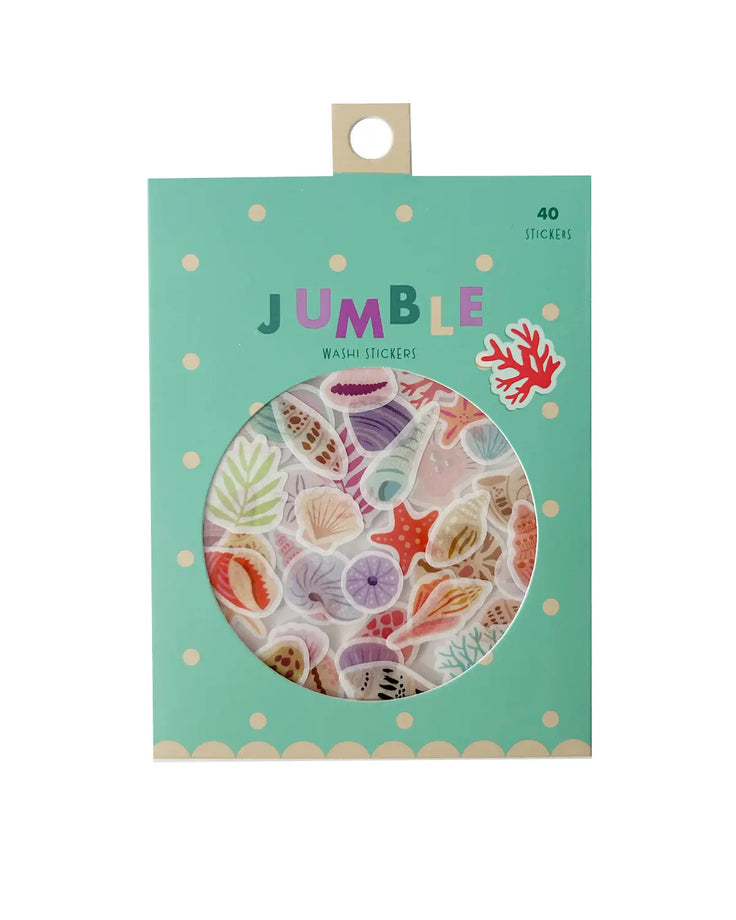 Seashells Jumble Washi - Stickers Girl of All Work
