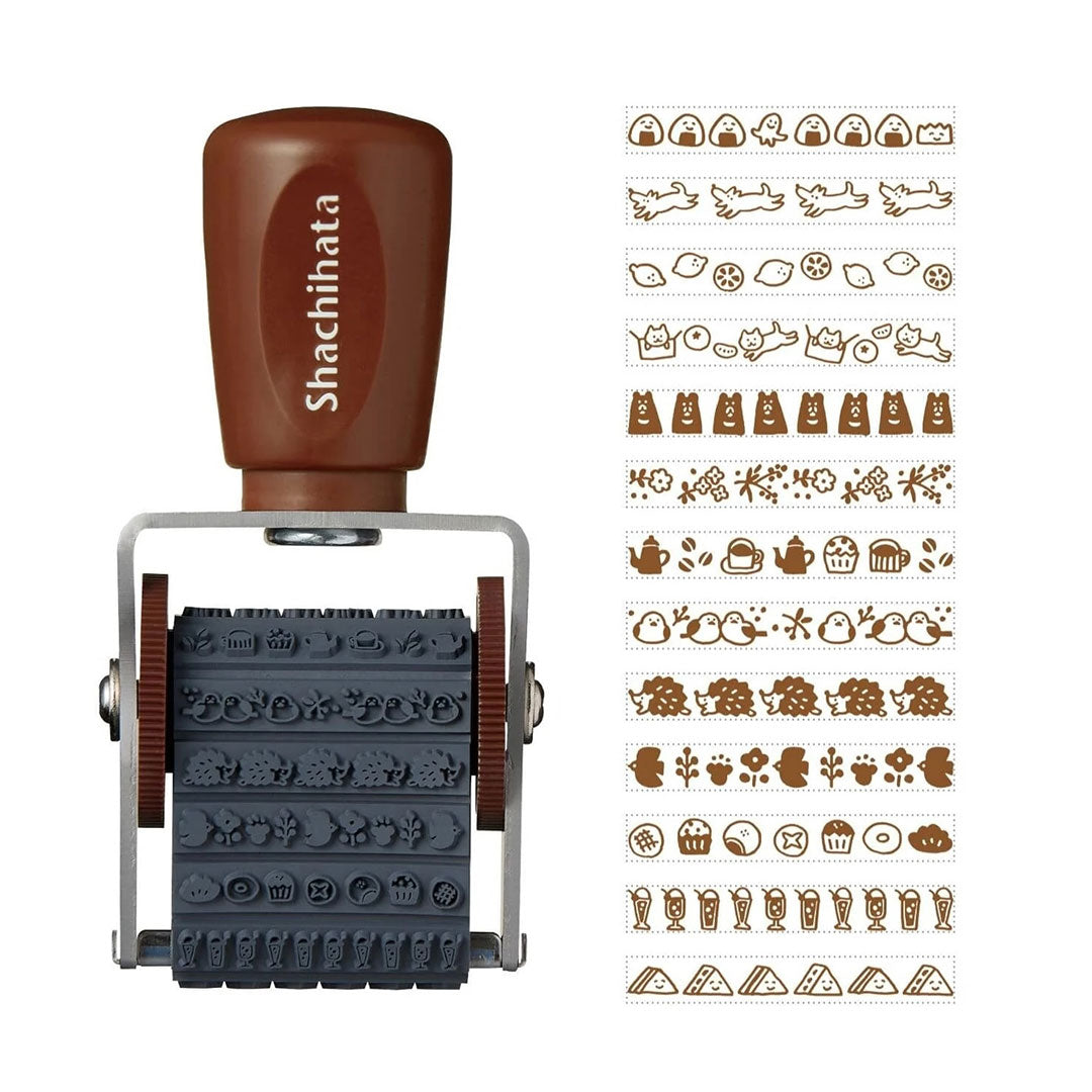 Shachihata Rotating Stamp-Onigiri
