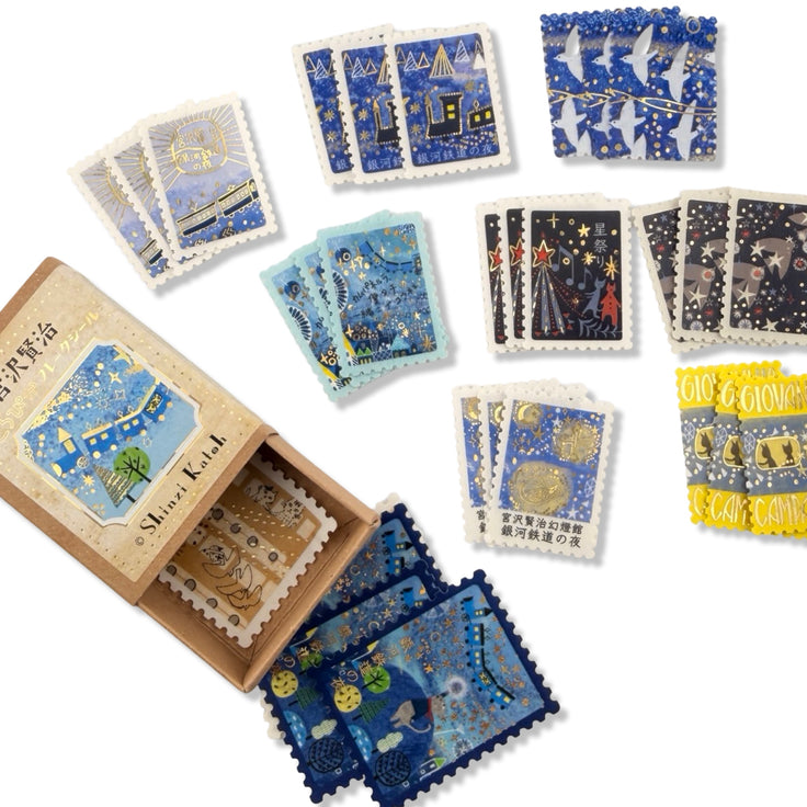 Sparkling Flake Stickers Night on the Galactic Railroad