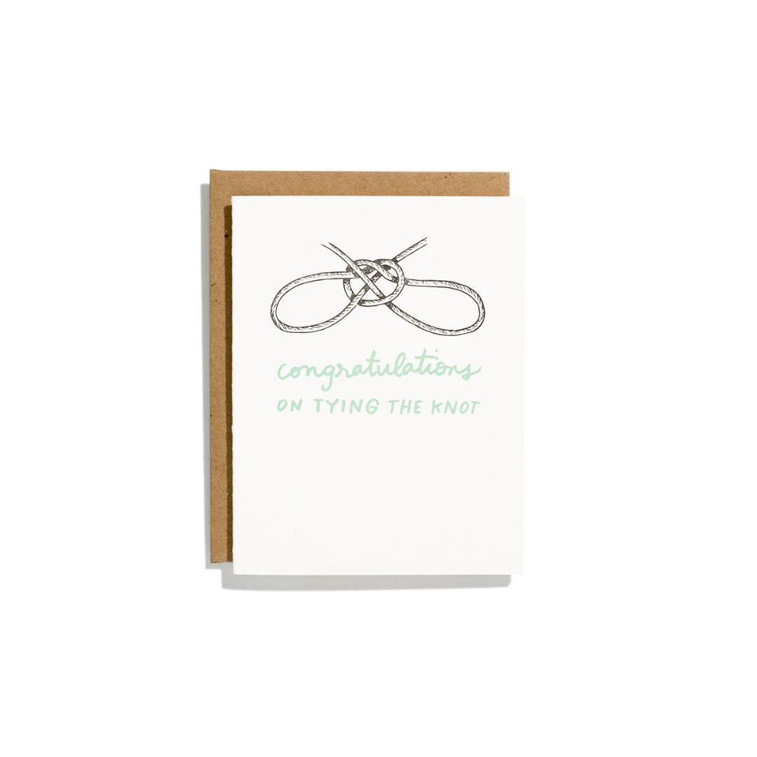 Congrats on Tying the Knot - Greeting Card