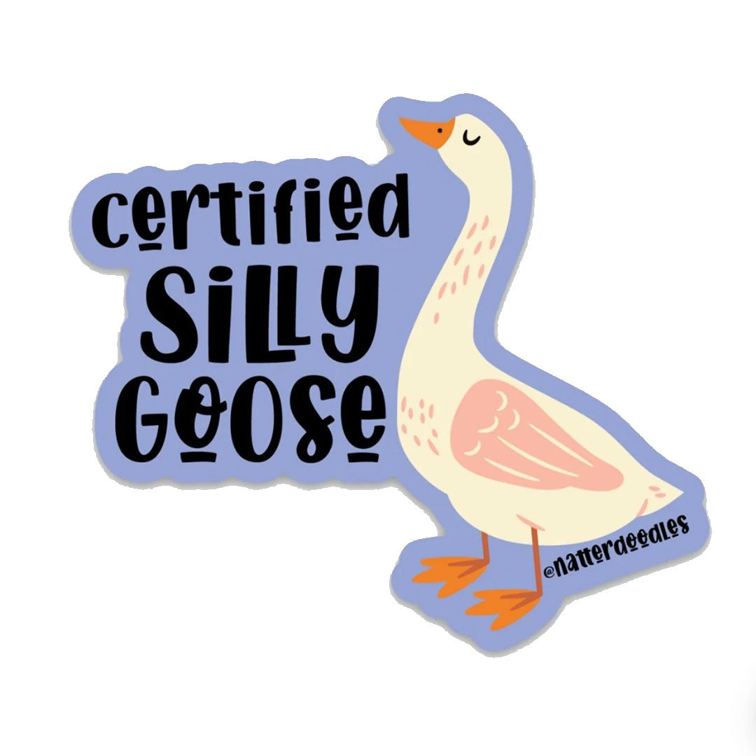 Certified Silly Goose Vinyl Sticker – bobo design studio