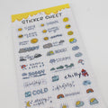 Skies 01-Clear Planner Sticker Sheet