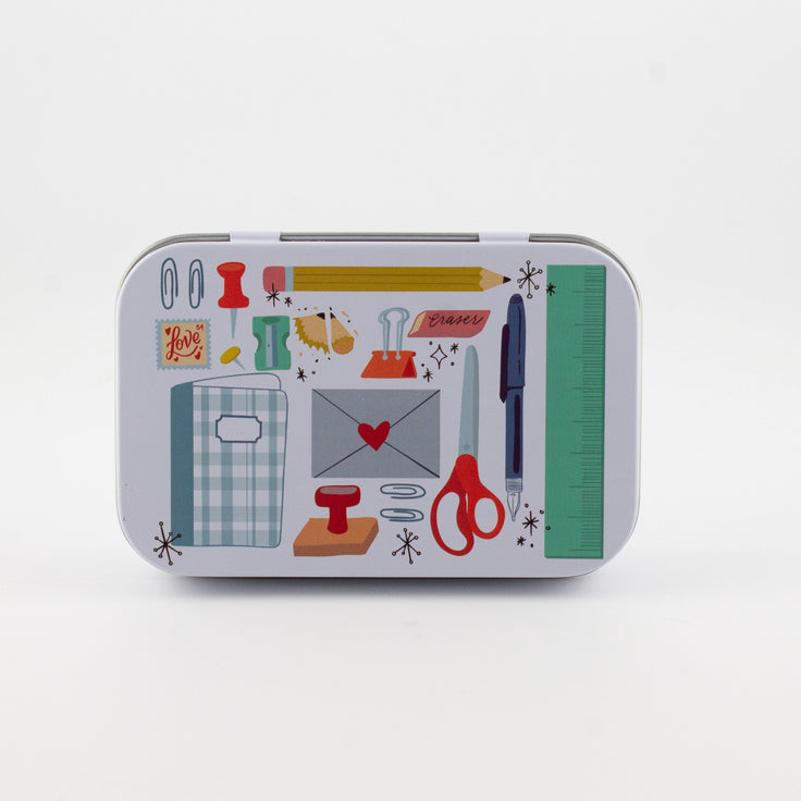 Stationery Lovers Washi Flake and Trinket Tin