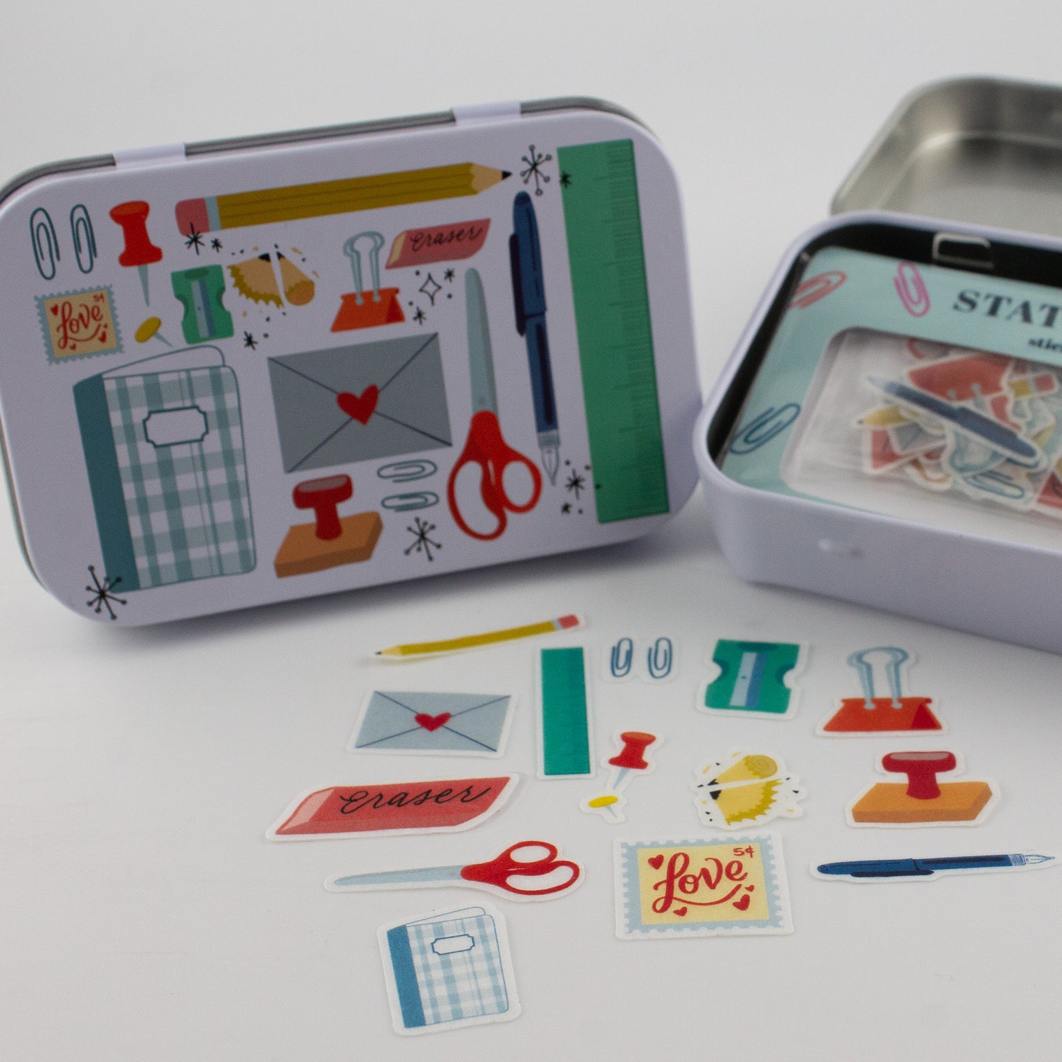 Stationery Lovers Washi Flake and Trinket Tin